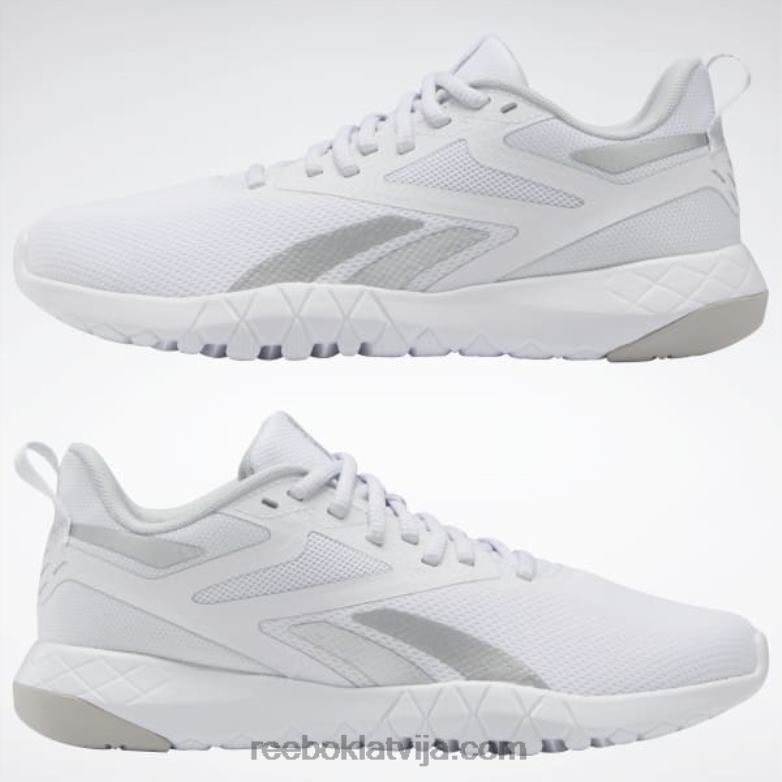 flexagon force 4 sieviešu treniņu apavi0T464263 Reebok ftwr balts/tīri pelēks 2/sudrabs met