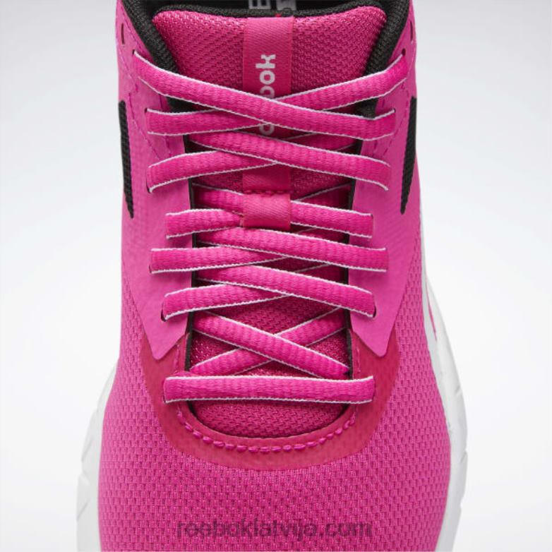 flexagon force 4 sieviešu treniņu apavi0T464341 Reebok lepni rozā/core black/ftwr white