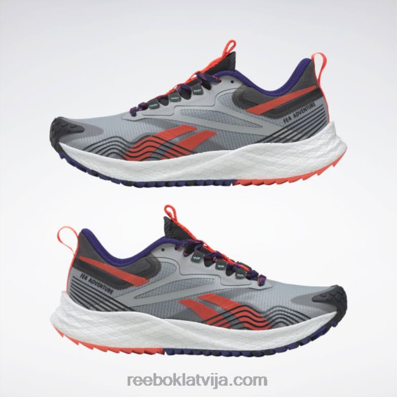 floatride energy 4 piedzīvojumu sieviešu skriešanas apavi0T464324 Reebok tīri pelēks 3/core melns/oranžs uzliesmojums