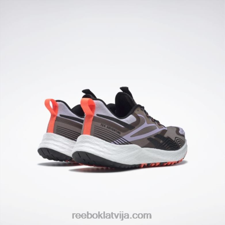 floatride energy 4 piedzīvojumu sieviešu skriešanas apavi0T464496 Reebok taupe/purple oasis/core black