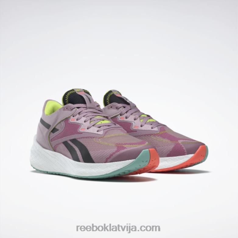 floatride energy symmetros 2 sieviešu skriešanas apavi0T464181 Reebok uzlieta ceriņi/skābi dzeltenā/daļēji klasiskā zilganzaļa