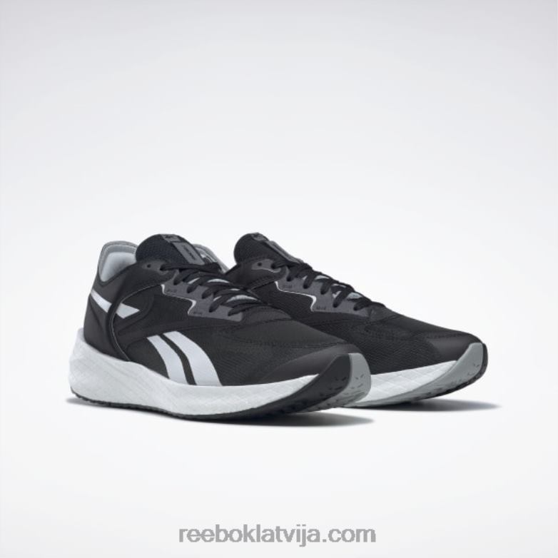 floatride energy symmetros 2 vīriešu skriešanas apavi0T4641200 Reebok kodols melns/ftwr balts/tīri pelēks 8