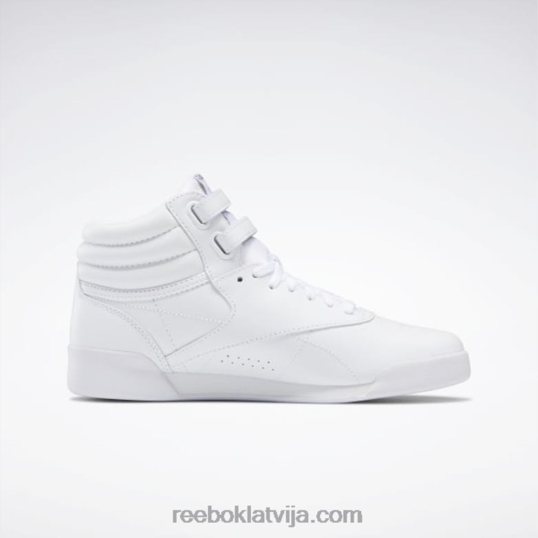 freestyle hi shoes - grade school bērni 0T4641372 Reebok balts