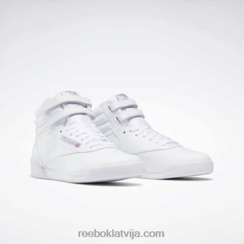freestyle hi shoes - grade school bērni 0T4641372 Reebok balts