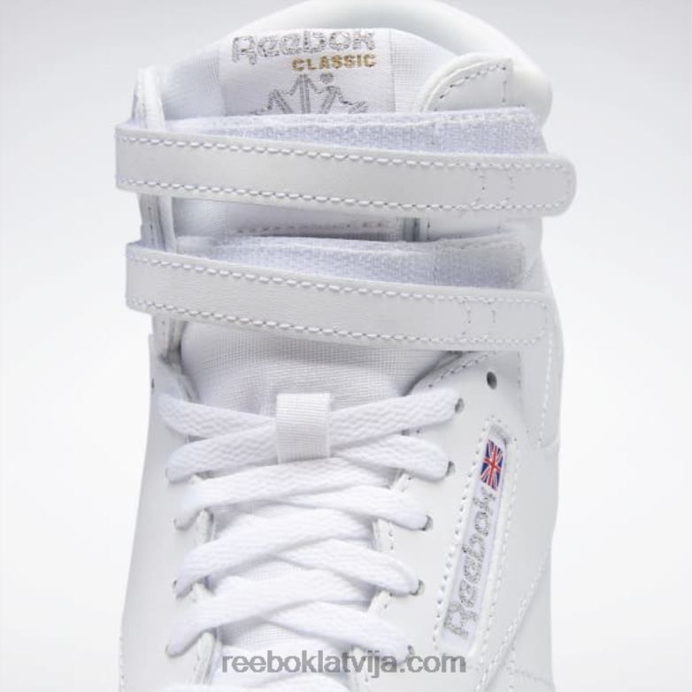 freestyle hi shoes - grade school bērni 0T4641372 Reebok balts