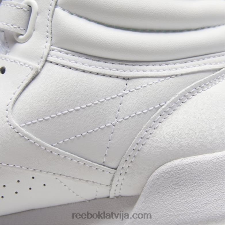 freestyle hi shoes - grade school bērni 0T4641372 Reebok balts