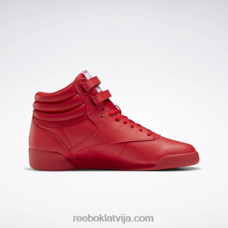 freestyle hi shoes - grade school bērni 0T4641413 Reebok vektors sarkans/ftwr balts