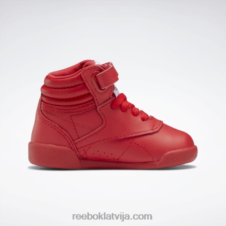 freestyle hi shoes - toddler bērni 0T4641449 Reebok vektors sarkans/ftwr balts