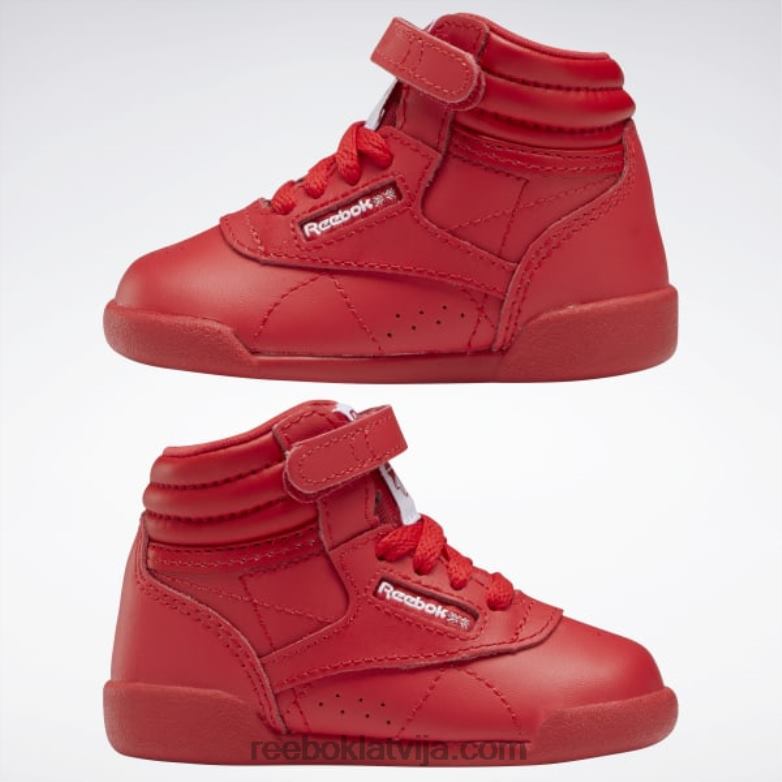 freestyle hi shoes - toddler bērni 0T4641449 Reebok vektors sarkans/ftwr balts
