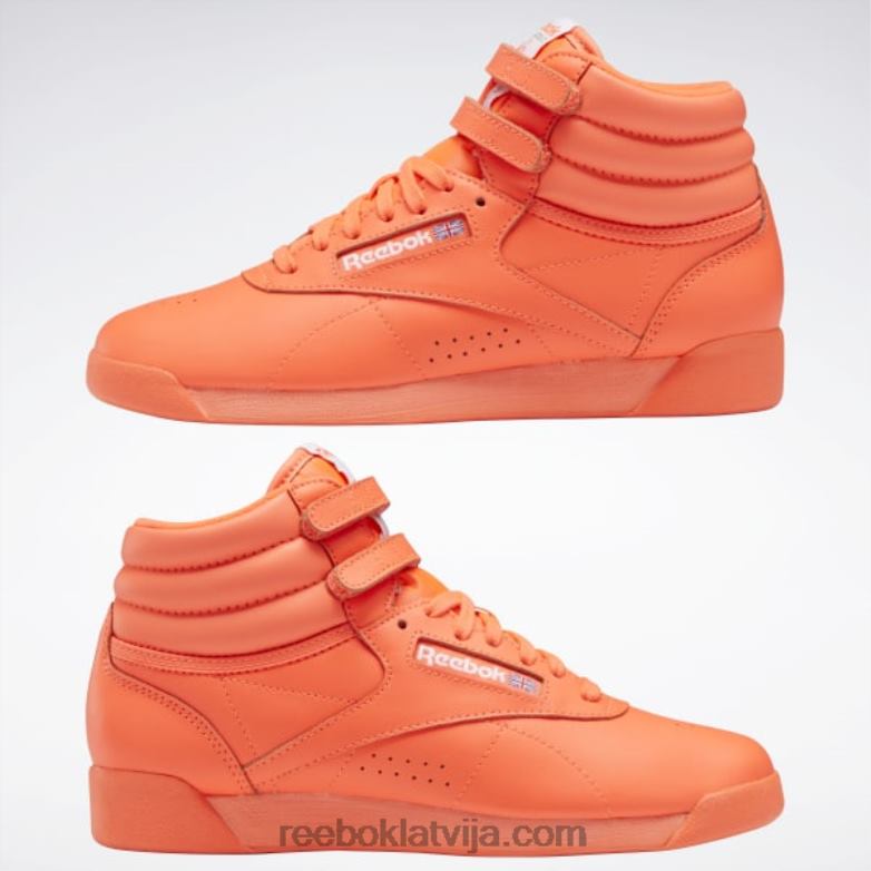 freestyle hi sieviešu apavi0T464141 Reebok oranžs uzliesmojums/ftwr balts