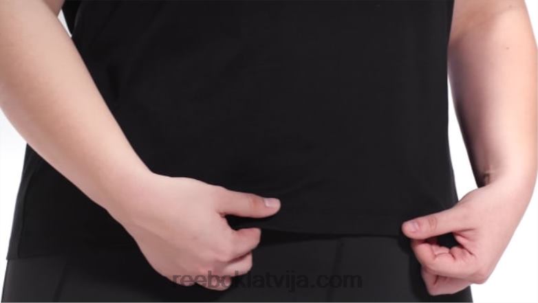 grafisks vektoru T-krekls (plus izmērs) sievietes 0T464837 Reebok melns