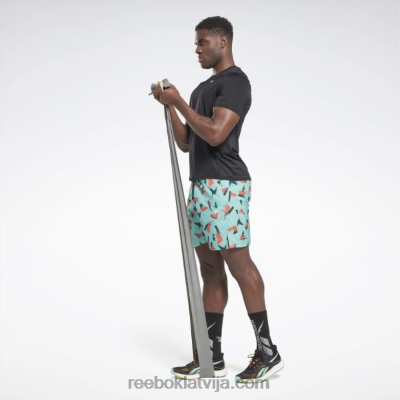 grafiskā ātruma 20 šorti vīriešiem 0T4641274 Reebok daļēji klasiska zilganzaļa