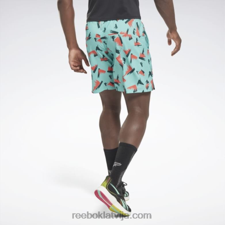 grafiskā ātruma 20 šorti vīriešiem 0T4641274 Reebok daļēji klasiska zilganzaļa
