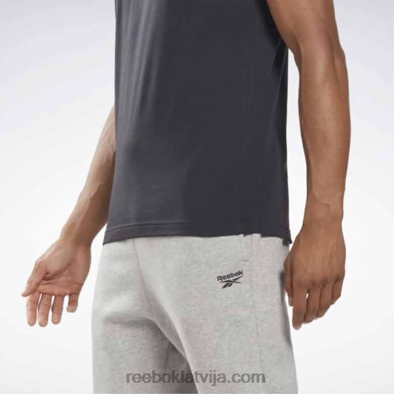 grafiskās sērijas vektoru T-krekls vīriešiem 0T4641250 Reebok melns