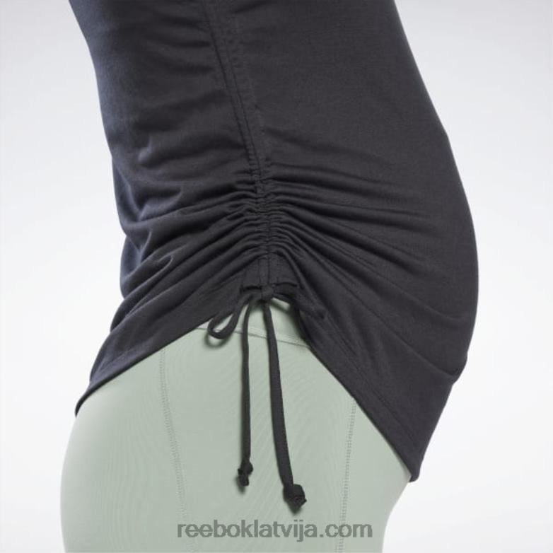 grūtnieču aukliņu tvertnes augšdaļa sievietes 0T464911 Reebok melns