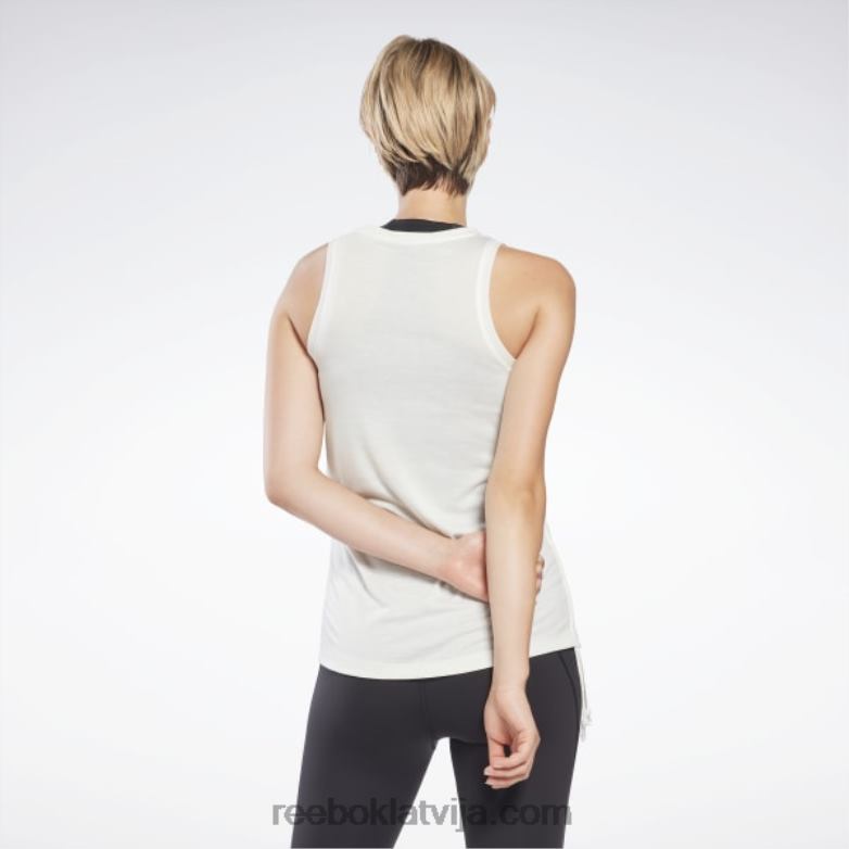 grūtnieču aukliņu tvertnes augšdaļa sievietes 0T464918 Reebok krīts