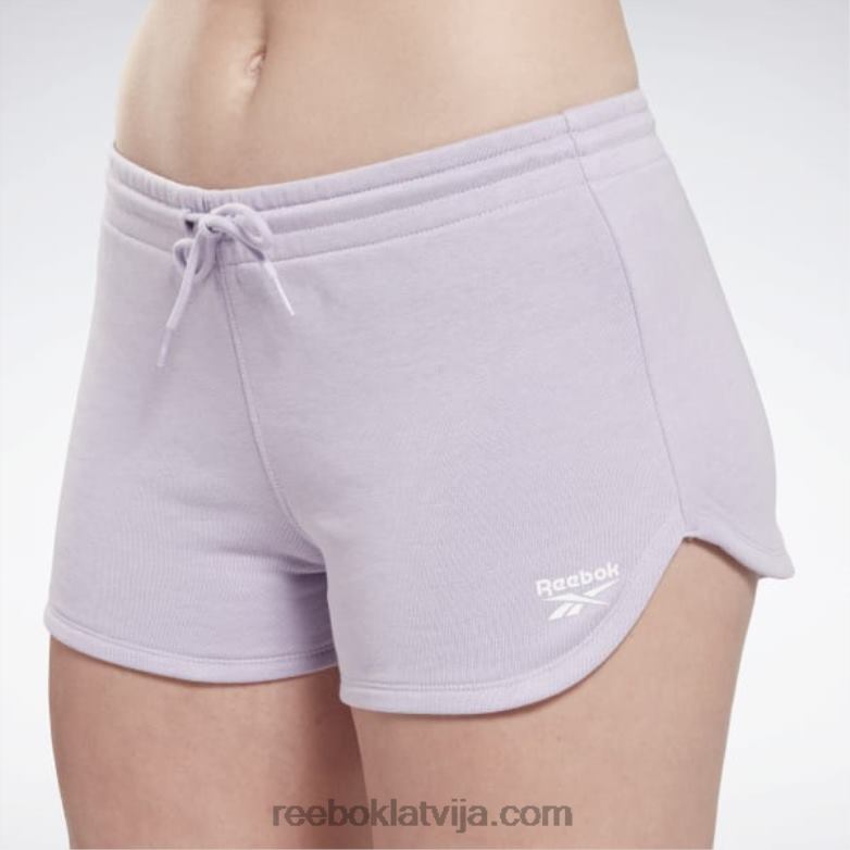 identitāte franču frotē šorti sievietes 0T464569 Reebok violeta oāze