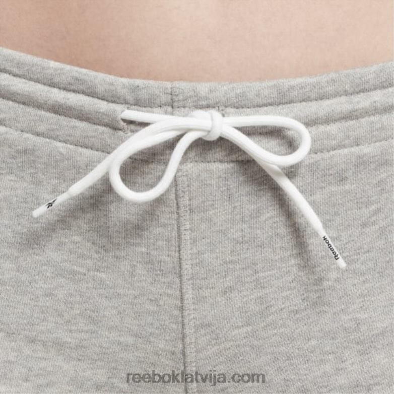 identitāte franču frotē šorti sievietes 0T464637 Reebok vidēji pelēki virši
