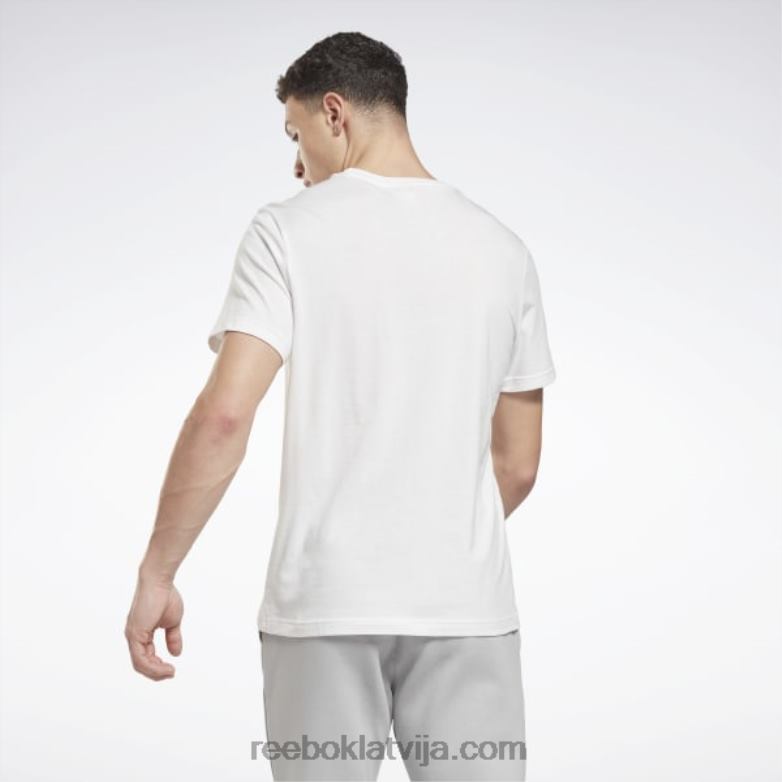 identitātes klasikas t-krekls vīriešiem 0T4641170 Reebok balts