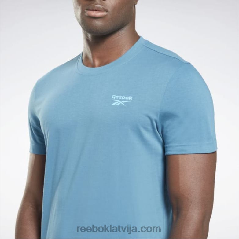 identitātes klasikas t-krekls vīriešiem 0T4641232 Reebok tēraudzils s23-r