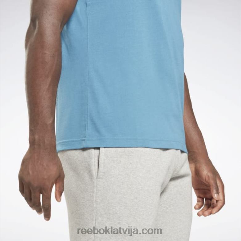 identitātes klasikas t-krekls vīriešiem 0T4641232 Reebok tēraudzils s23-r
