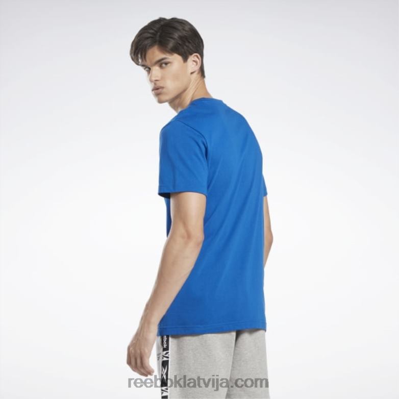 identitātes klasikas t-krekls vīriešiem 0T4641268 Reebok vektors zils