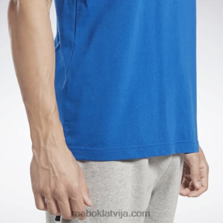 identitātes klasikas t-krekls vīriešiem 0T4641268 Reebok vektors zils