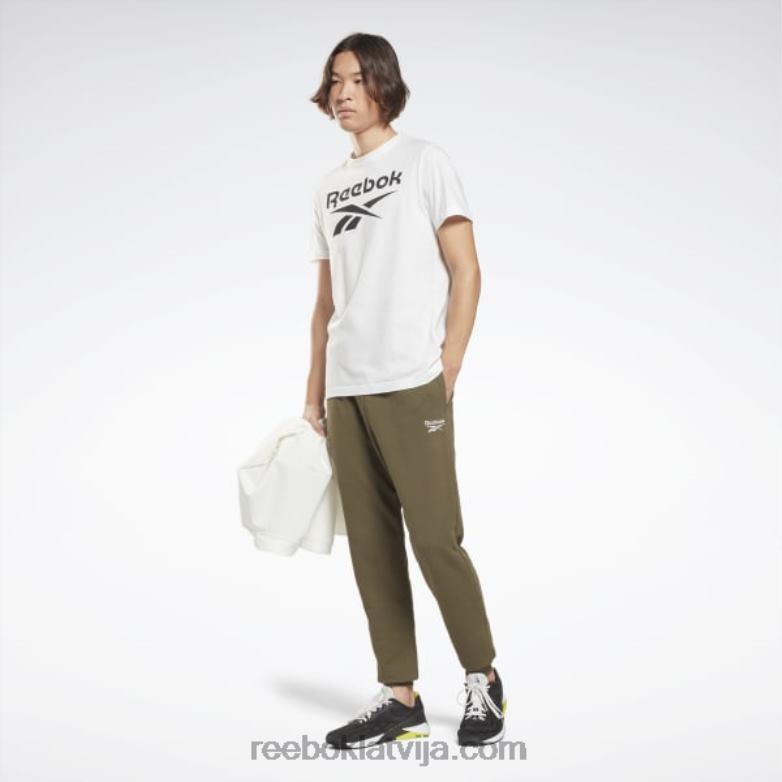 identitātes liela logotipa t-krekls vīriešiem 0T4641259 Reebok balts