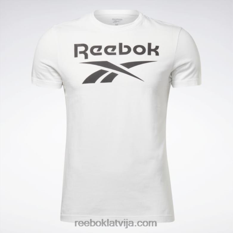 identitātes liela logotipa t-krekls vīriešiem 0T4641259 Reebok balts
