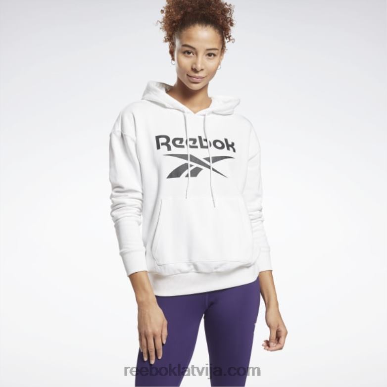 identitātes logo franču frotē kapuci sievietes 0T464989 Reebok balts melns