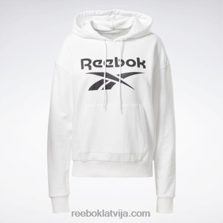 identitātes logo franču frotē kapuci sievietes 0T464989 Reebok balts melns