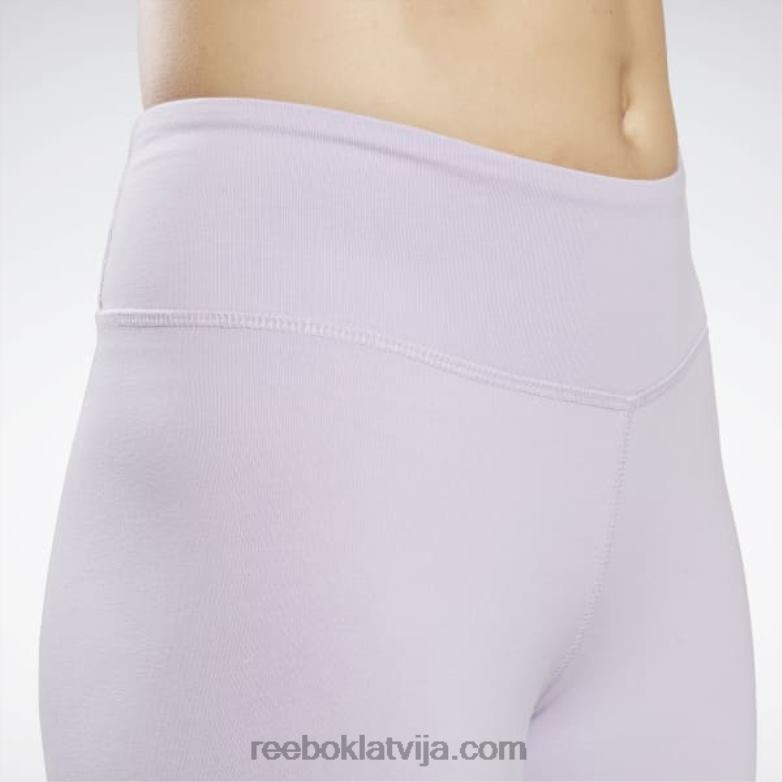 identitātes logo legingi sievietes 0T464550 Reebok violeta oāze