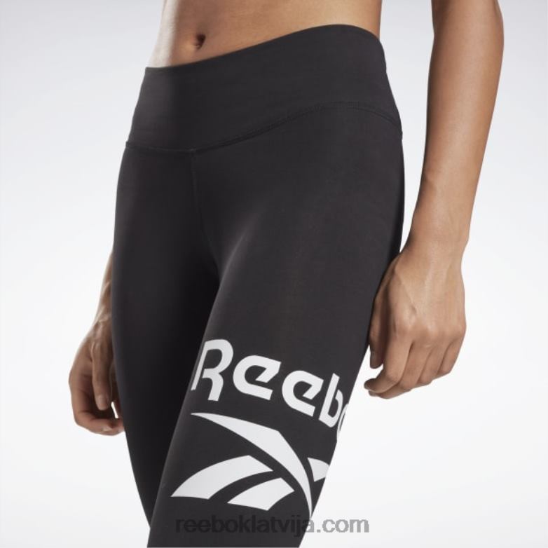 identitātes logo legingi sievietes 0T464818 Reebok melns