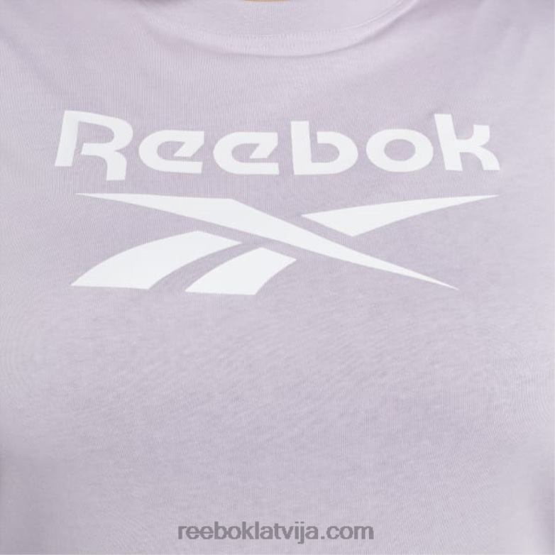 identitātes t-krekls (plus izmērs) sievietes 0T464729 Reebok violeta oāze