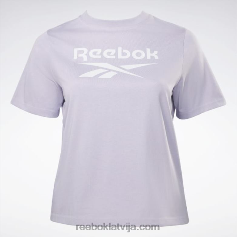 identitātes t-krekls (plus izmērs) sievietes 0T464729 Reebok violeta oāze