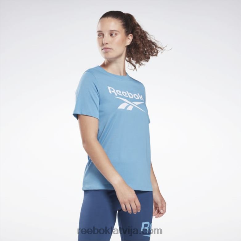 identitātes t-krekls sievietes 0T464797 Reebok būtiski zils