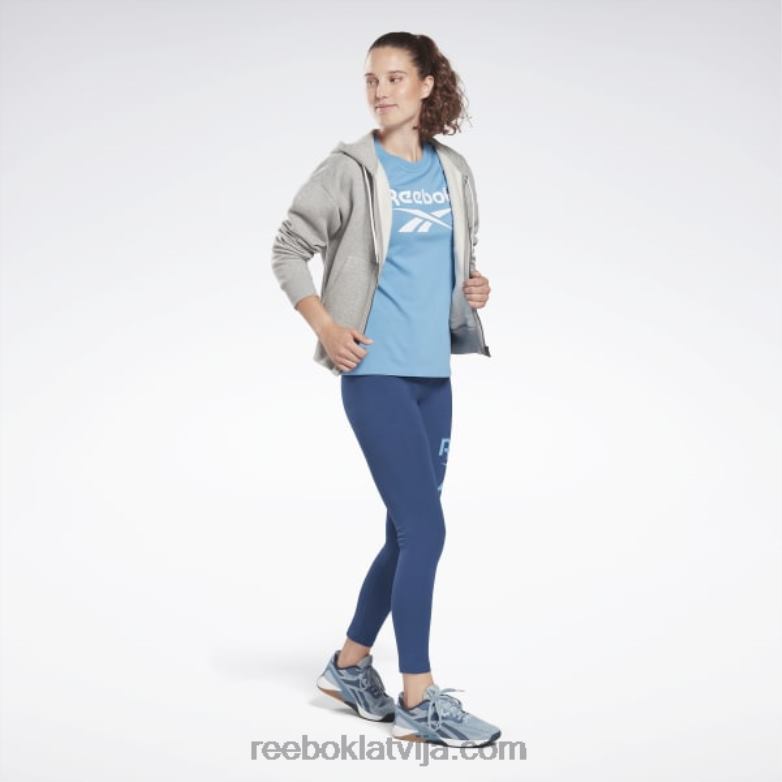 identitātes t-krekls sievietes 0T464797 Reebok būtiski zils