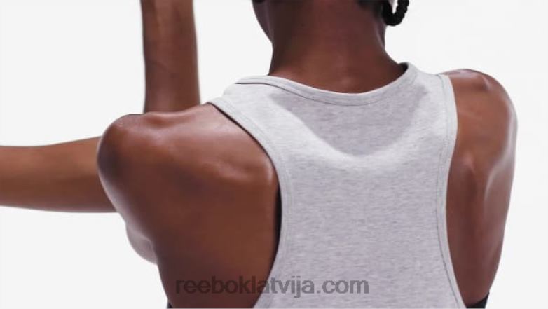 identitātes tvertnes augšdaļa sievietes 0T464817 Reebok vidēji pelēki virši