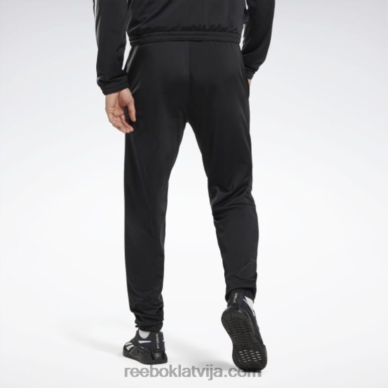 identitātes vektora adītas sporta bikses0T464311 Reebok nakts melns