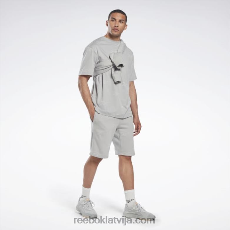 identitātes vektora t-krekls vīriešiem 0T4641271 Reebok tīri pelēks 3