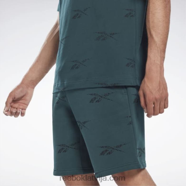 identitātes vektora t-krekls vīriešiem 0T4641302 Reebok mežs zaļš