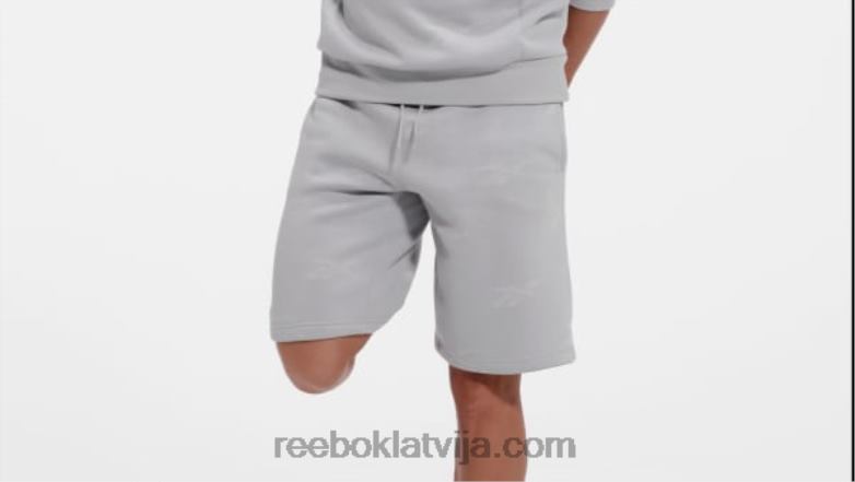 identitātes vektora vilnas šorti vīriešiem 0T4641285 Reebok tīri pelēks 3