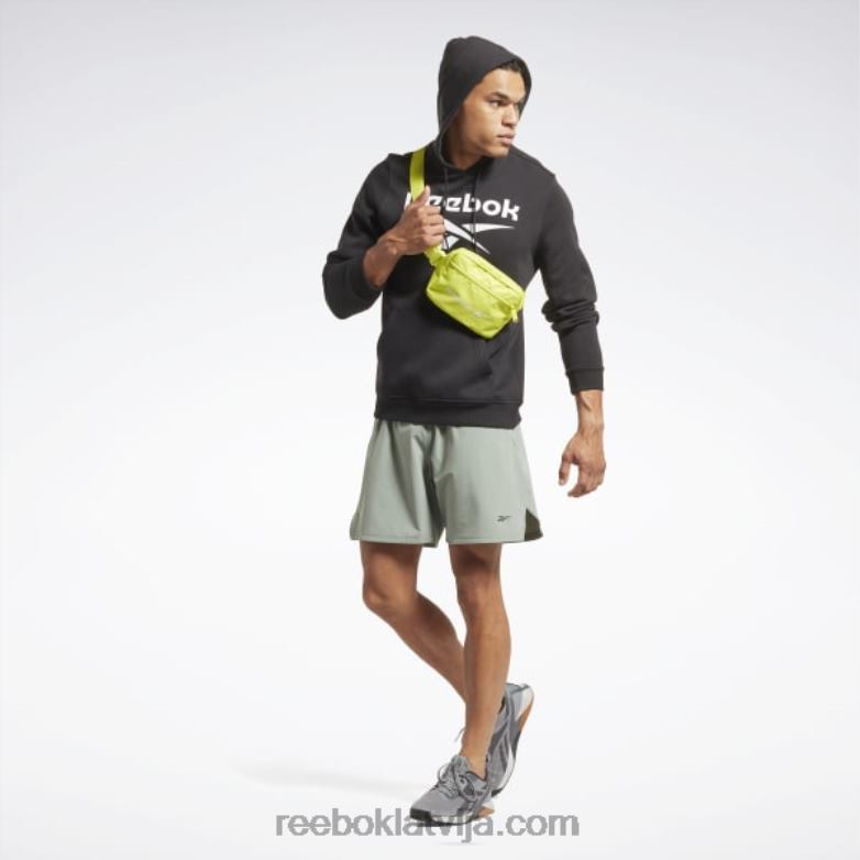 identitātes vilnas džemperis ar logotipu vīriešiem 0T4641171 Reebok melns