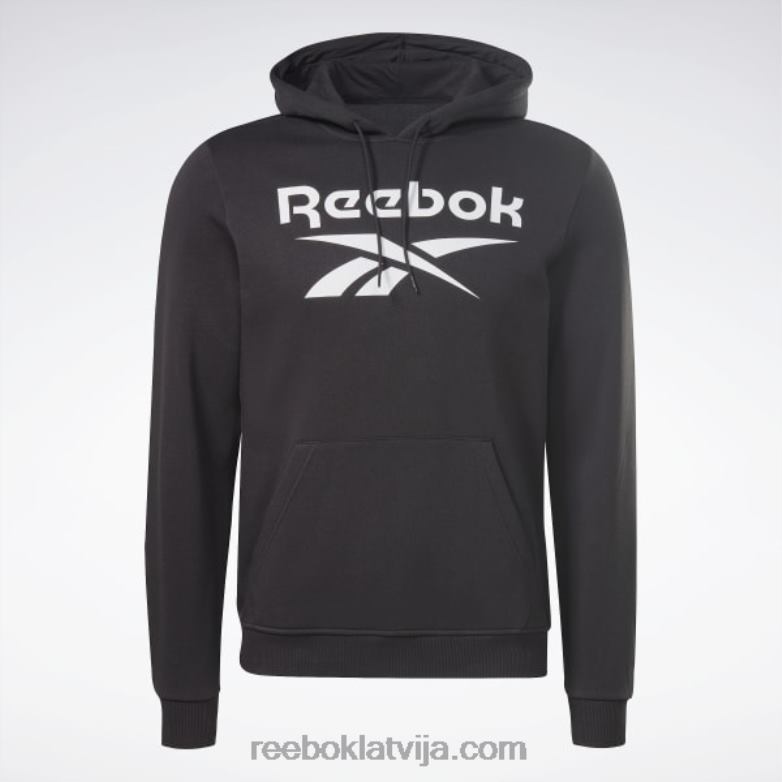 identitātes vilnas džemperis ar logotipu vīriešiem 0T4641171 Reebok melns