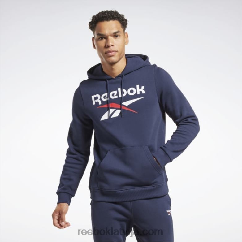 identitātes vilnas džemperis ar logotipu vīriešiem 0T4641175 Reebok vektora flote
