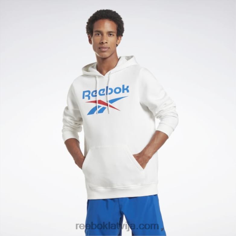 identitātes vilnas džemperis ar logotipu vīriešiem 0T4641243 Reebok balts