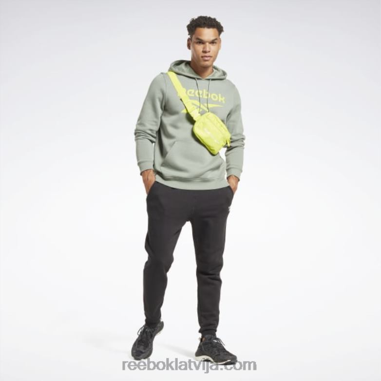 identitātes vilnas džemperis ar logotipu vīriešiem 0T4641278 Reebok harmonija zaļa