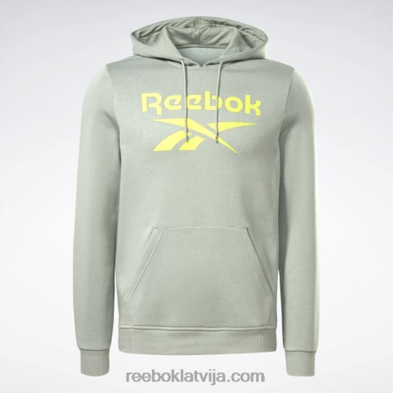 identitātes vilnas džemperis ar logotipu vīriešiem 0T4641278 Reebok harmonija zaļa