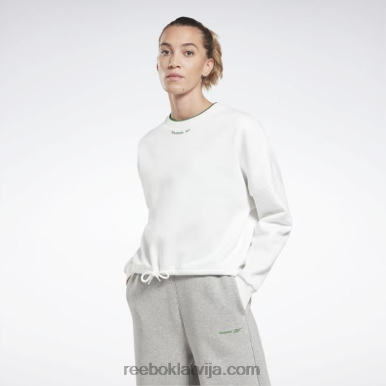 identitātes vilnas komandas sporta krekls sievietes 0T464516 Reebok balts