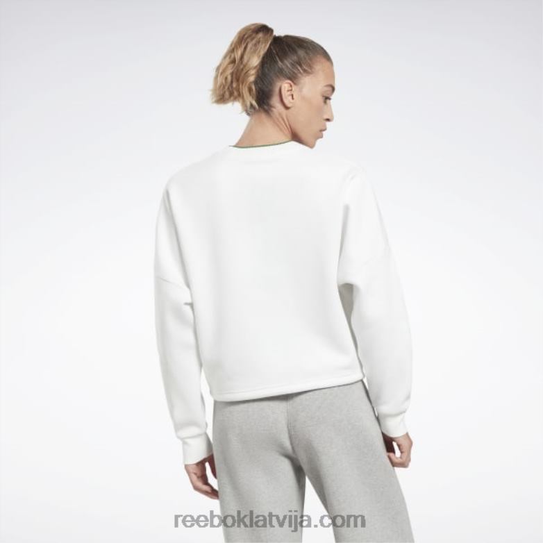 identitātes vilnas komandas sporta krekls sievietes 0T464516 Reebok balts